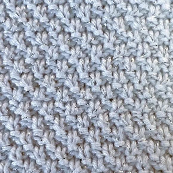 Charter Club Womens NWT Beige Knit Sweater With Metallic Thread Plus Size 0X New - Picture 7 of 7